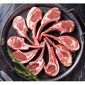 法式羊排新鲜战斧烧烤食材羊肉